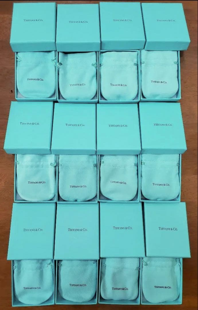 Tiffanyティファニー 空箱巾着12セット