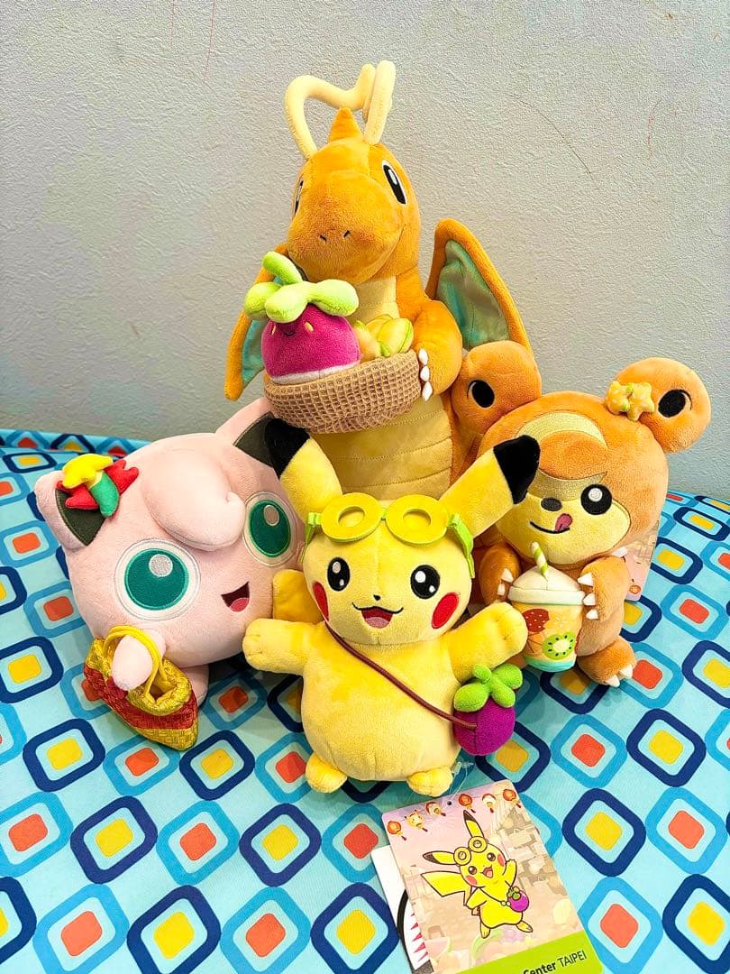 台湾ポケモンセンター台北 限定ぬいぐるみ 4体セット オープン記念