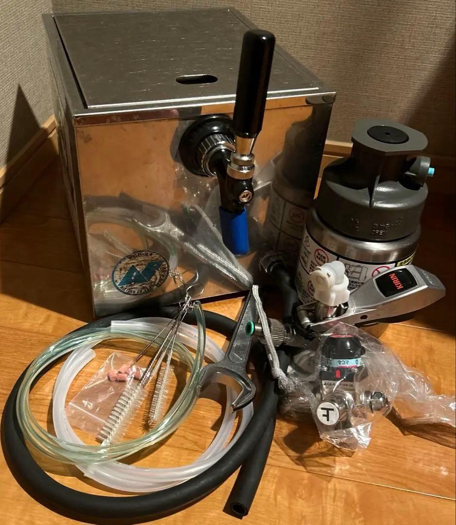 即使用可能！綺麗に洗浄済！ニットク 氷冷式ビールサーバーフルセット