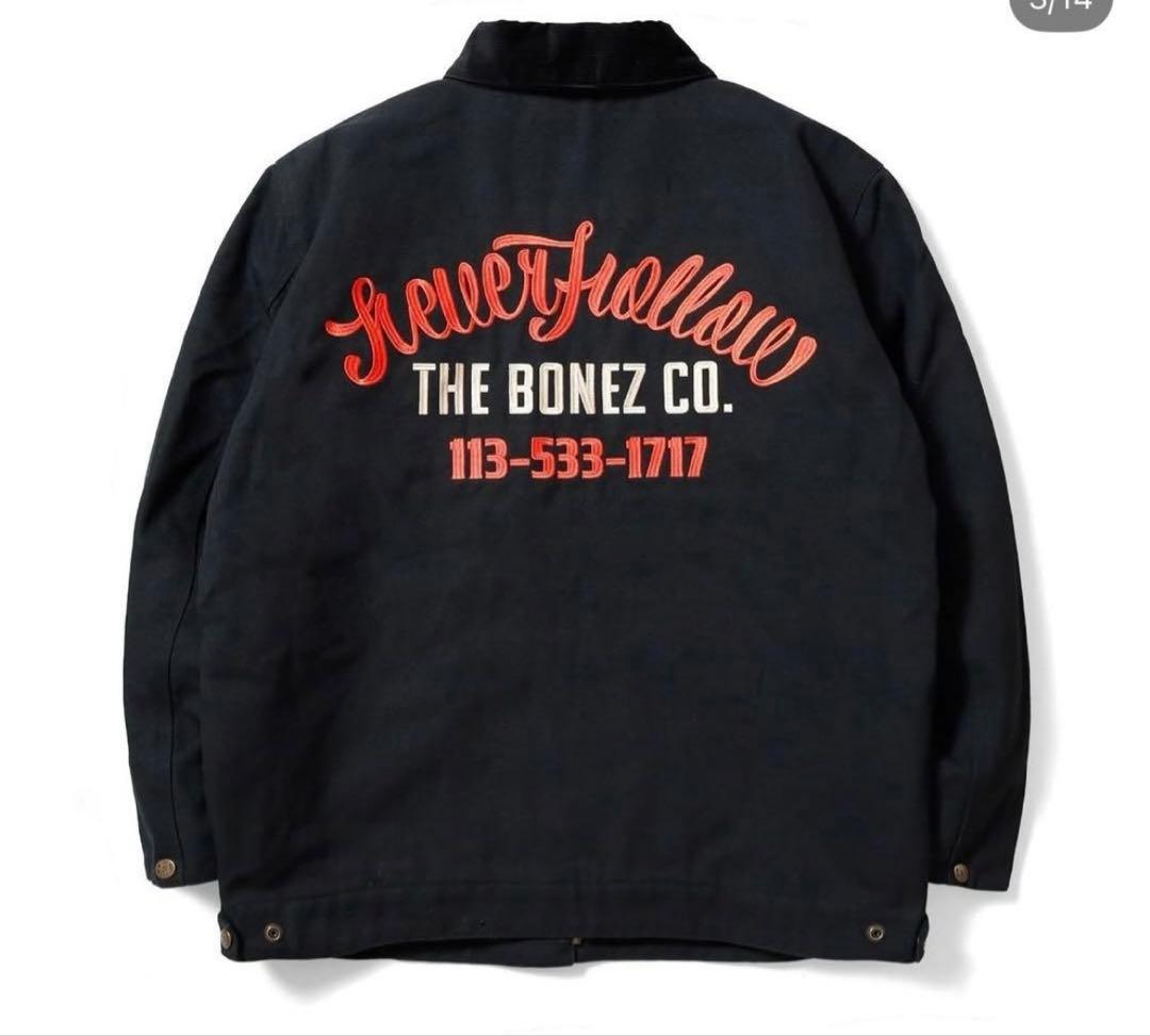 the bonez ダックジャケット 黒　受注生産 ザボーンズ　サイズL