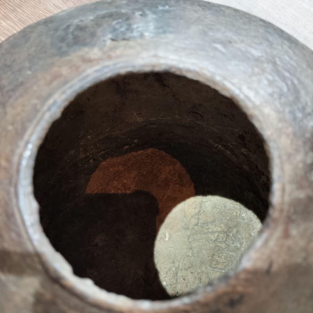 李朝の鉄瓶 アンティーク 民藝