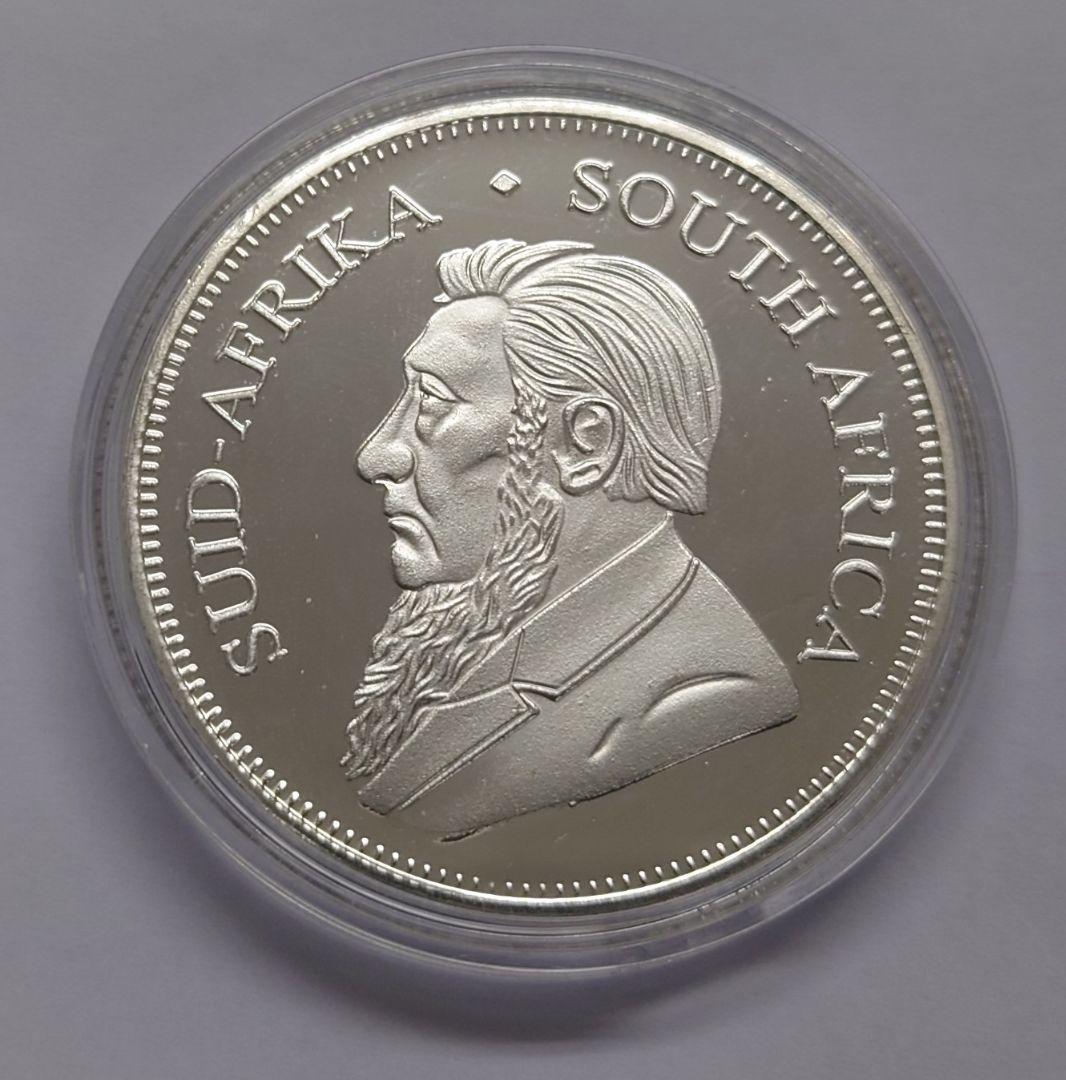 2008年 南アフリカ クルーガーランド 1オンス銀貨 プルーフ貨幣 - メルカリ