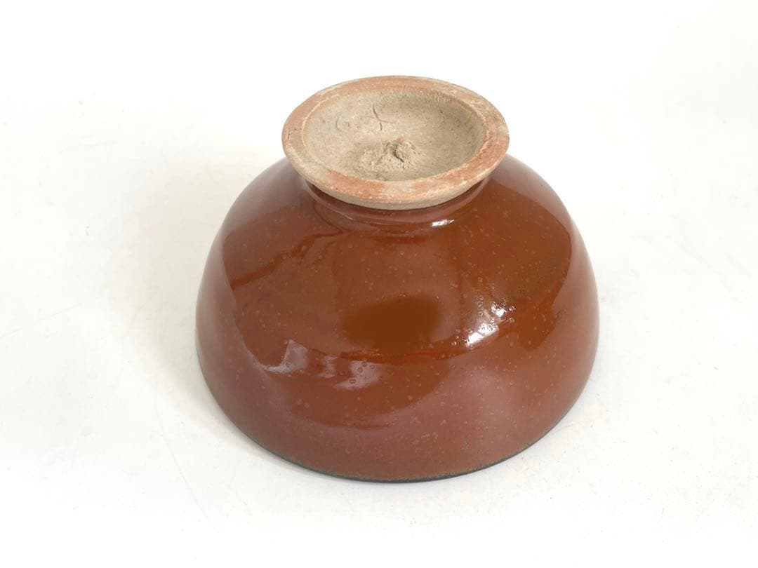 陶芸家 小山冨士夫 小山富士夫 古山子 柿釉 茶碗 茶碗 茶盌 抹茶碗