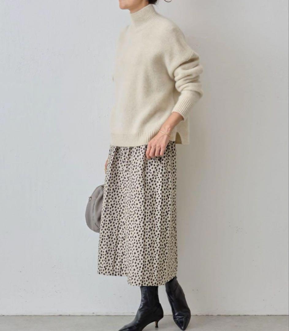 【新品】BEARDSLEY ビアズリー レオパードジャガードキュロットパンツ