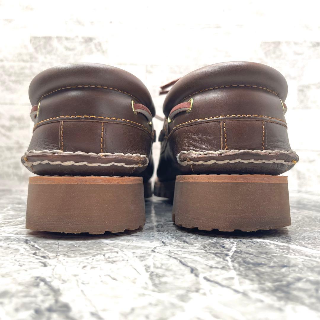 美品✨ ティンバーランド スリーアイ デッキシューズ ブラウン 26.5cm