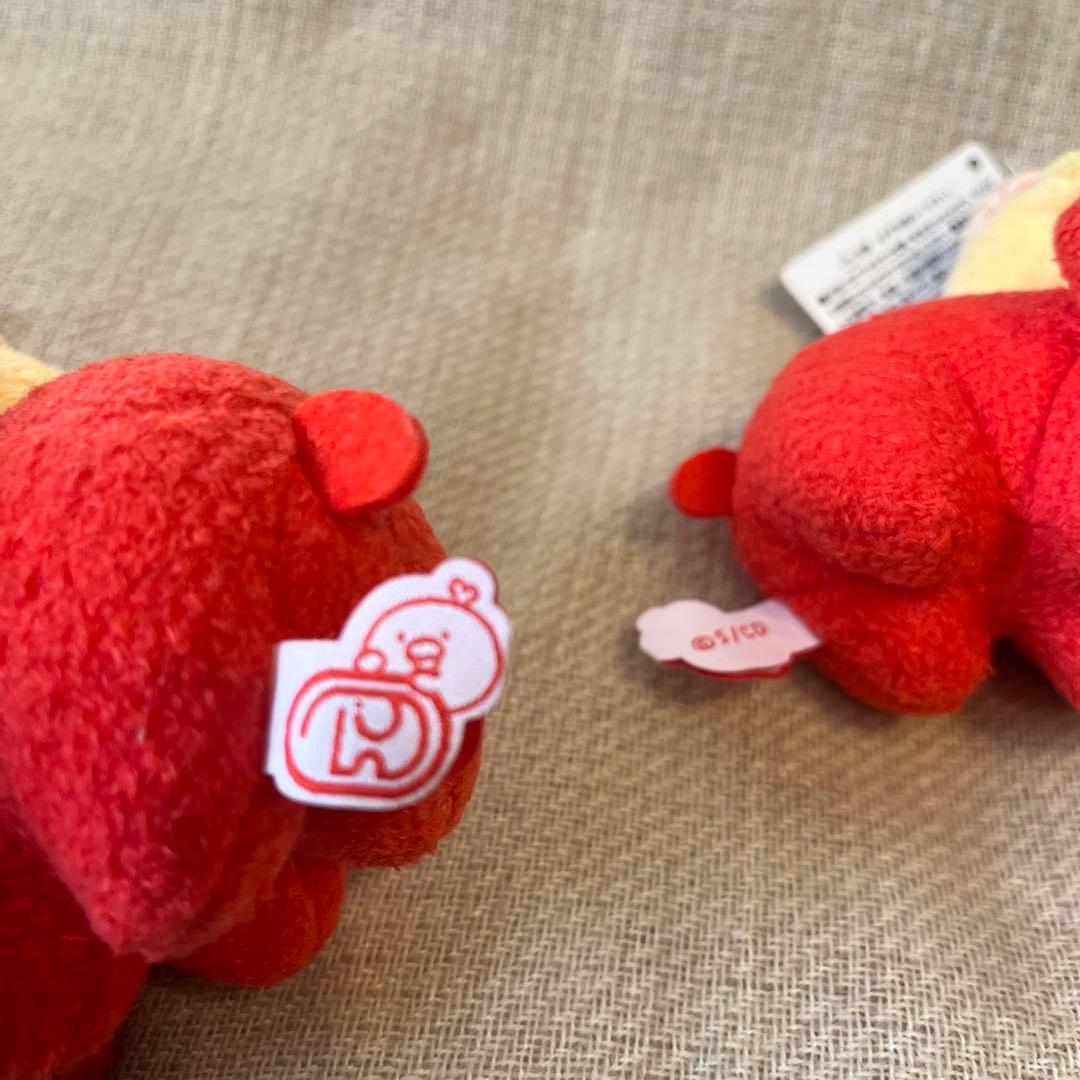 ぶらさげぬいぐるみ（チキップダンサーズ×ドムドムハンバーガー） 2つ