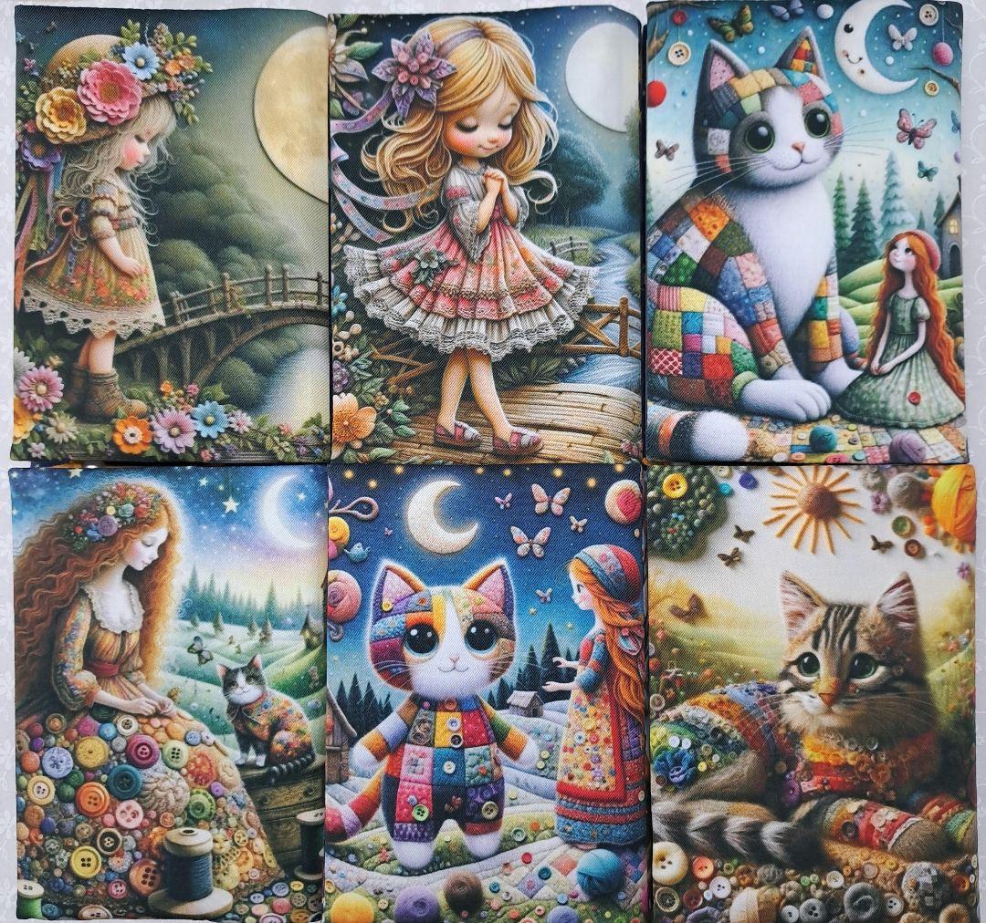 sa⑫ブックカバー、ポーチ