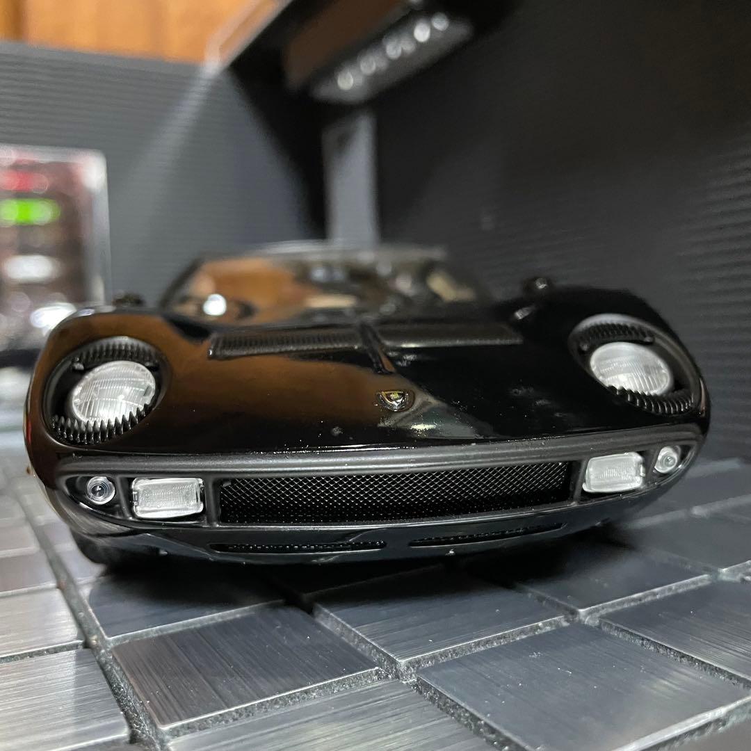 絶版未展示品　京商1/18 ランボルギーニ ミウラP400 Black