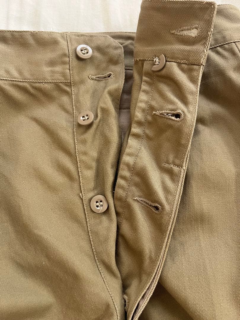 フランス軍 1950〜60年代 実物 M52 チノパンツ 後期 サイズ22
