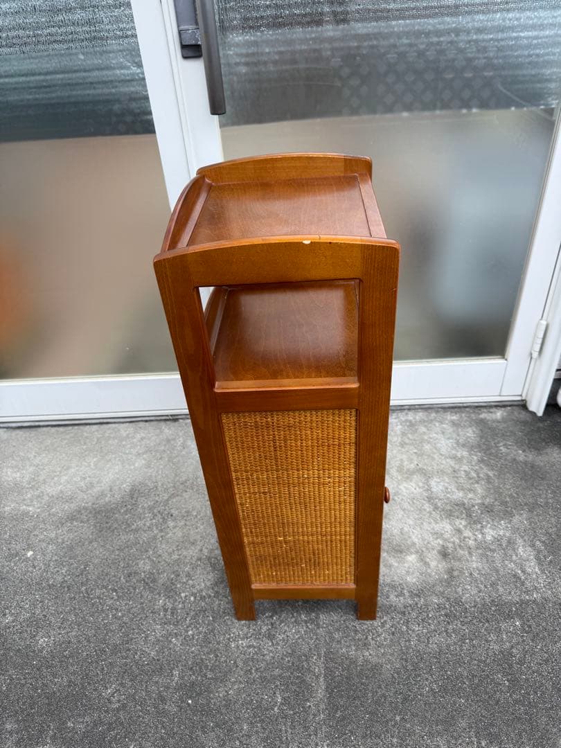 カリモク 木製 棚 キャビネット 引き出し アンティーク レトロ