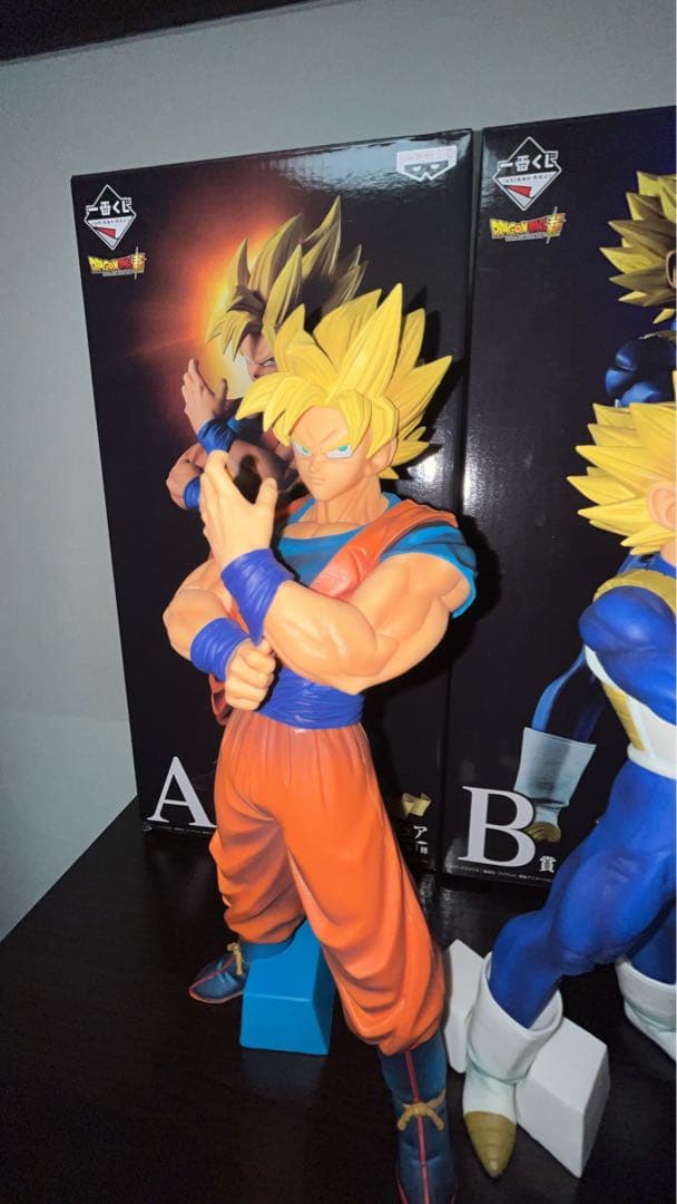 ドラゴンボール 1番くじ メモリーズ Ａ賞 孫悟空、Ｂ賞 ベジータ