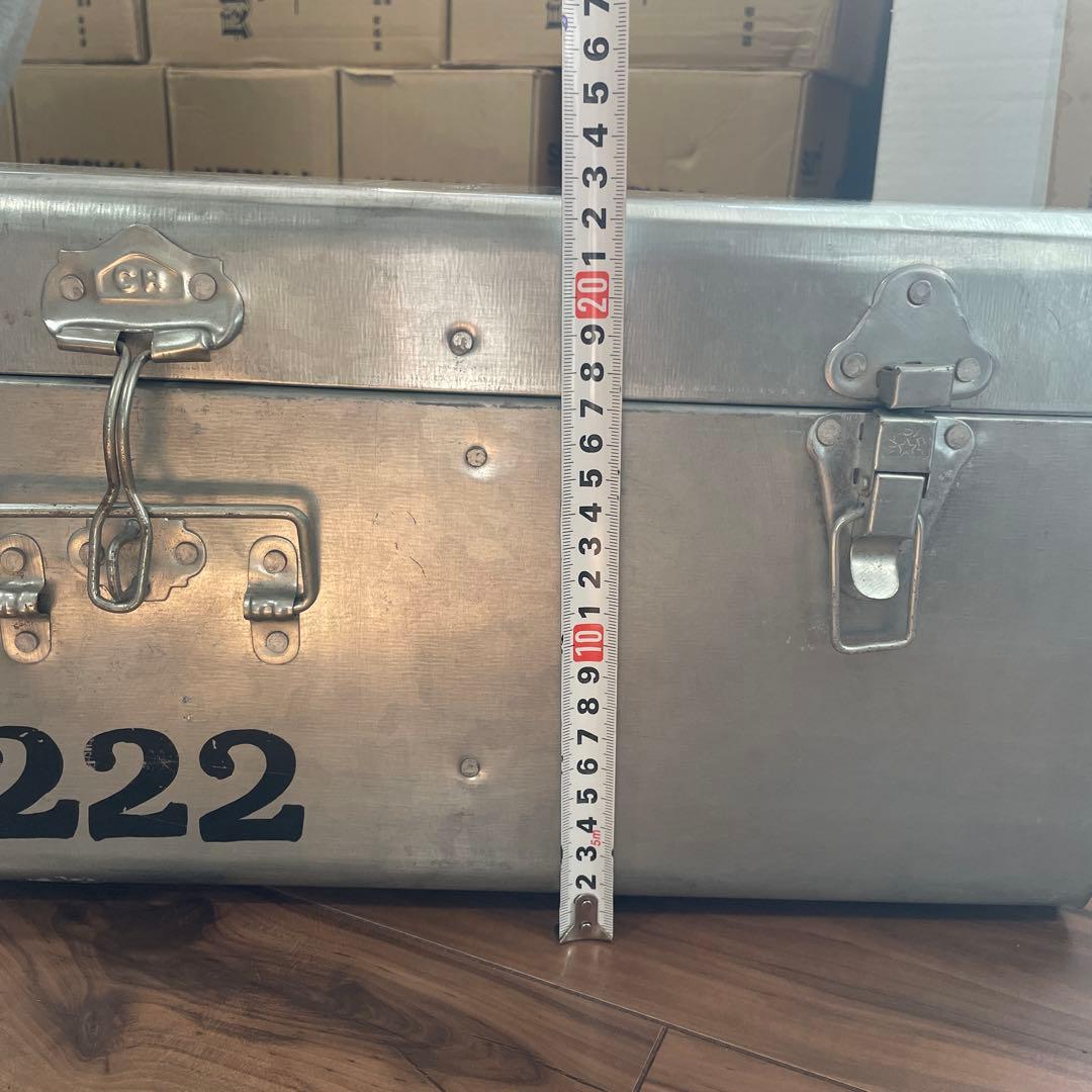 アルミ製収納ボックス ヴィンテージ風 おしゃれ