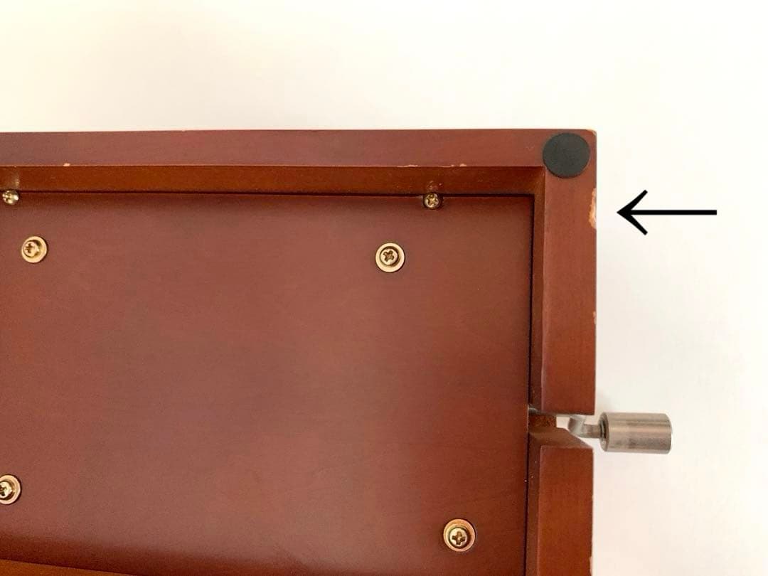 オルガニート20弁 手回しオルゴール カード5枚付き カード式 TDM-BOX