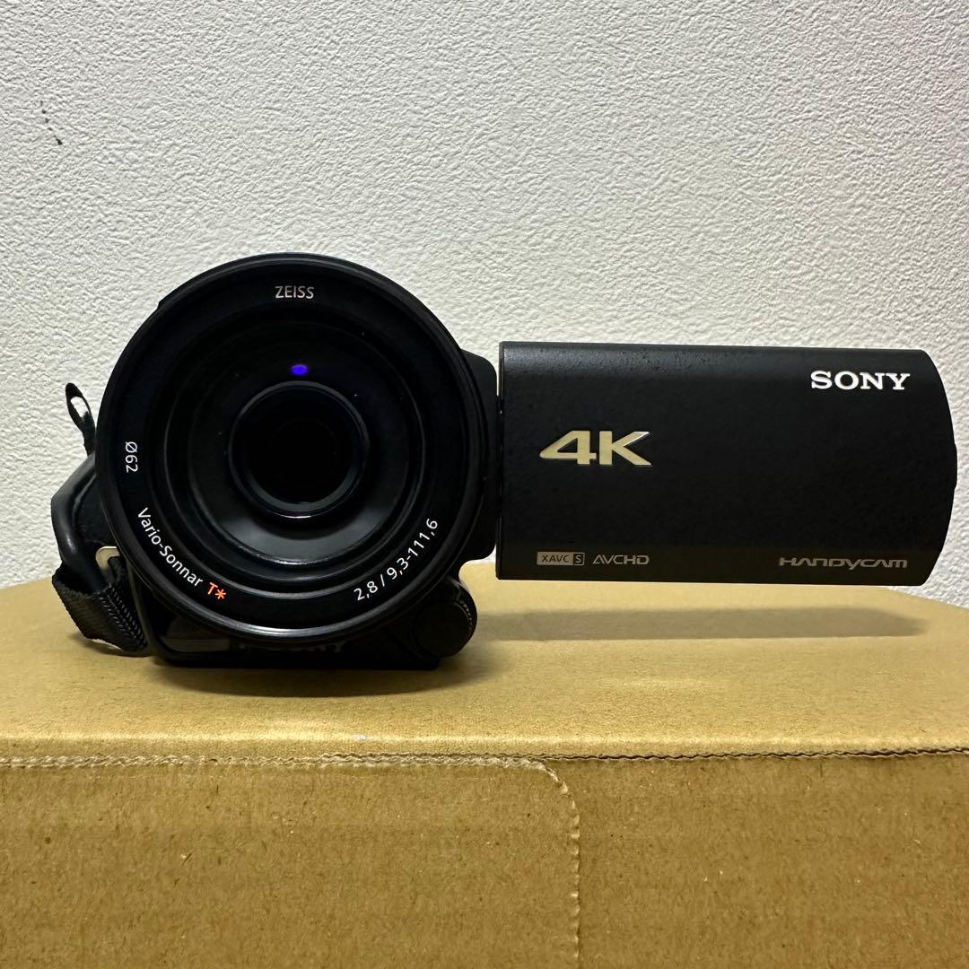 【希少 海外モデル】Sony FDR-AX700 ビデオカメラ 本体 ブラック