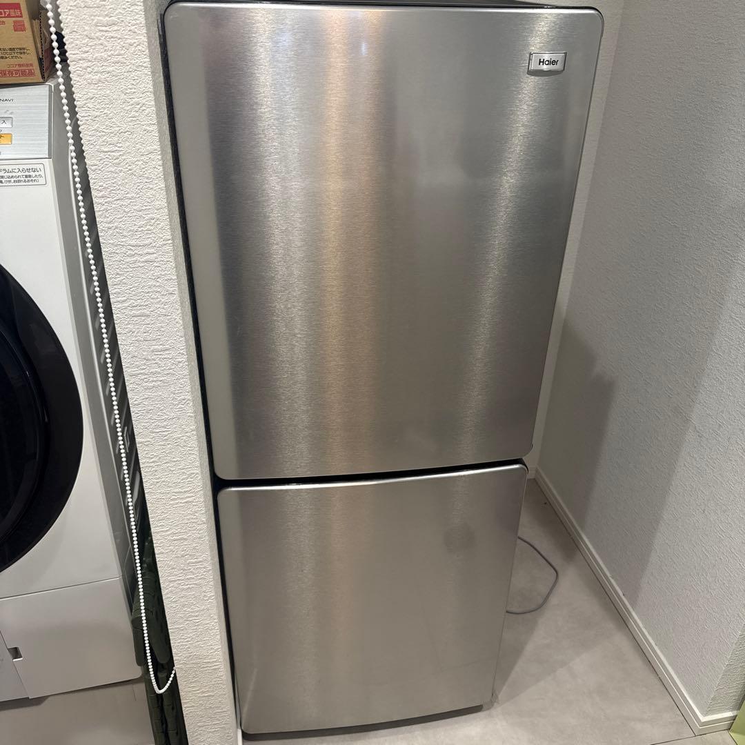 <右開き>Haier 2ドア冷蔵庫JR-XP2NF148F 説明書付2024年製