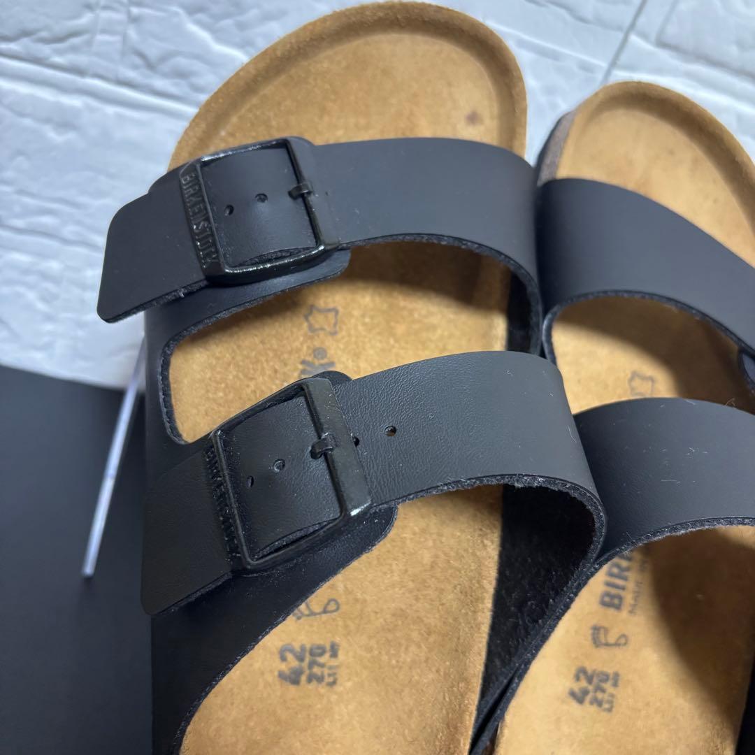 【未使用品】 BIRKENSTOCK アリゾナ 27 ブラック サンダル 極美品