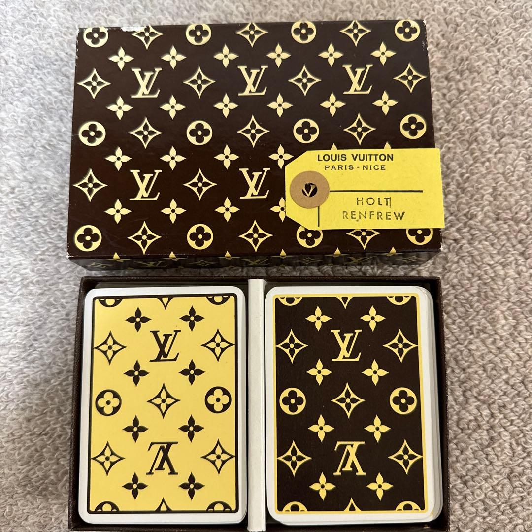 LOUIS VUITTON トランプ 2個セット モノグラム 箱付き LOUIS VUITTON