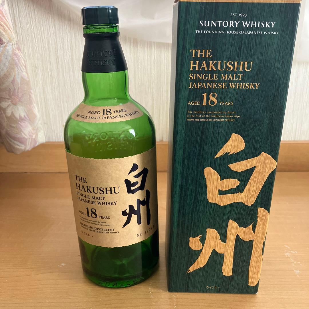 中古品】白州 NV・10年・12年・18年 用 カートン 空箱 各1部
