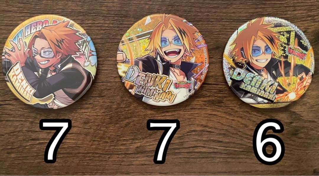 ヒロアカ展・namco限定 缶バッジ まとめ売り20個 上鳴電気