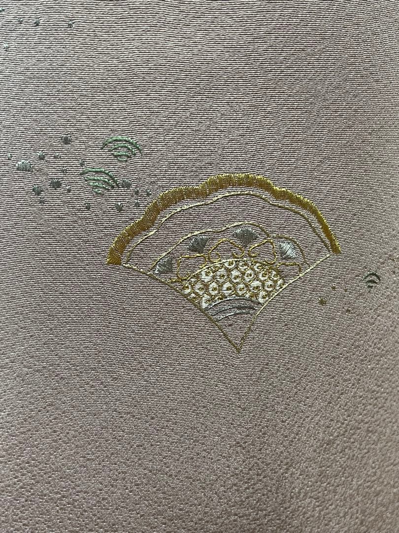 正絹訪問着 作家物 蘇州刺繍七五三 お宮参