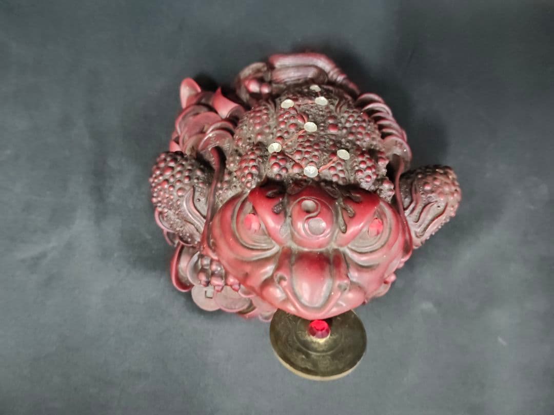 特大・重量4.3kg】風水 銭蛙（ぜにがえる） 三本脚の蛙