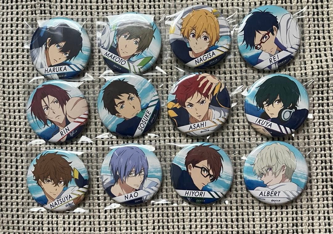 七瀬遙 キャラコレクション缶バッジ