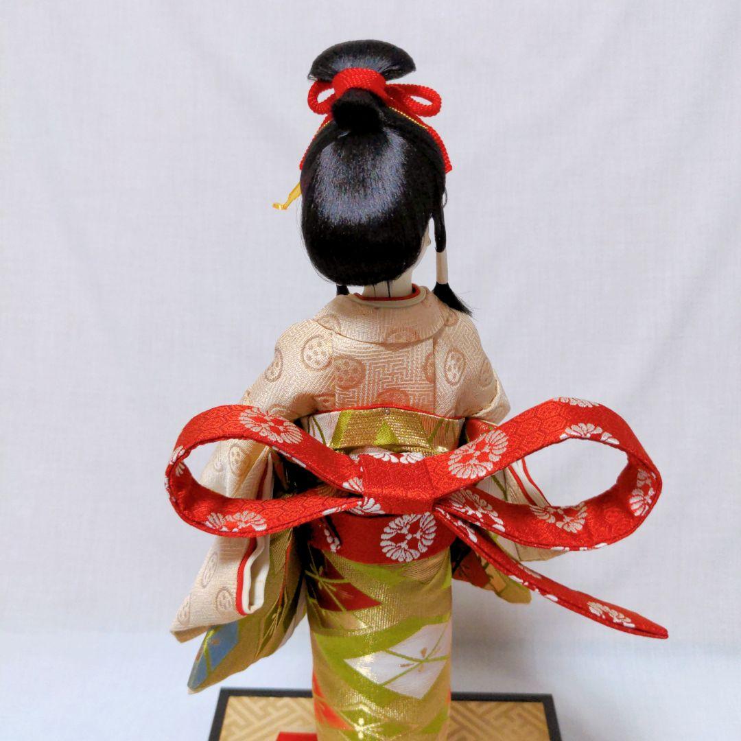 日本人形 昭和レトロ ガラスケース入り コレクション 平安人形 秀峰