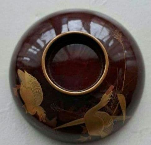 y.e様　ご予約品です 江戸時代　栗色 蓋付き椀　7客+フレームセット