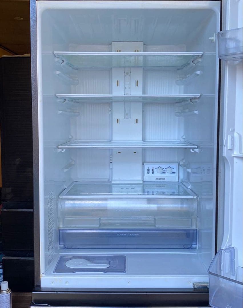 MITSUBISHI 三菱 3ドア ノンフロン冷凍冷蔵庫 365L 右開き