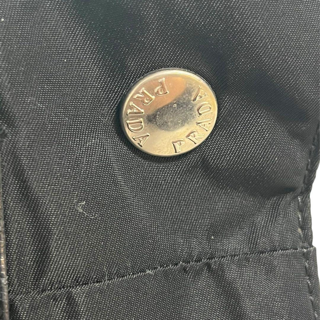 GREENLAND様プラダテスートムーンナイロンショルダーバッグBR0862 黒