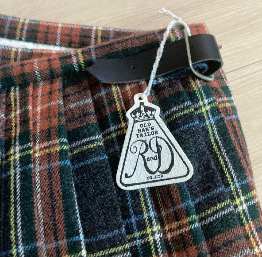 は*ん様 【新品】R&D.M.Co オールドマンズテーラー バックプリーツウール