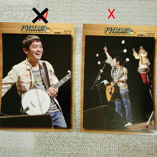 [おまけ]ゆず　メモカぴあ6枚セット　FUTATABI ライブ　8.16