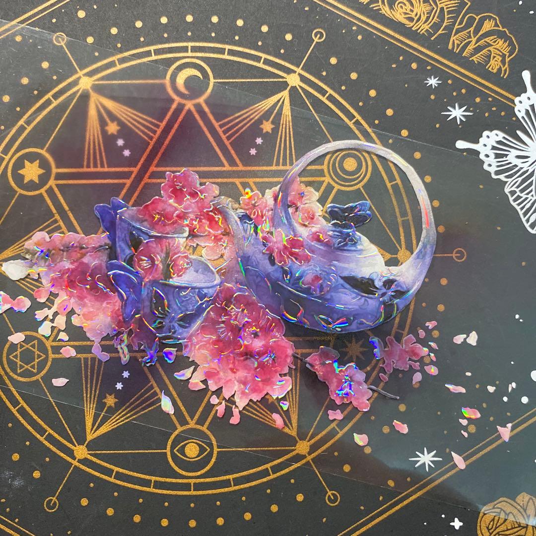 8062】海外マステ4.2m/巻売り貝殻光マスキングテープ人物系