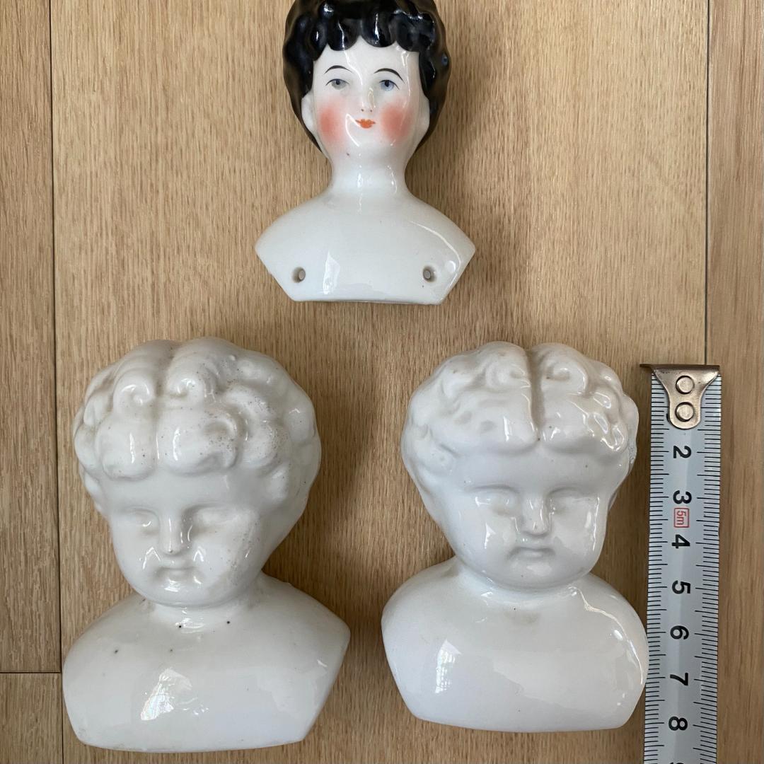 チャイナヘッドドール　ヘッドパーツ　３つセット♡
