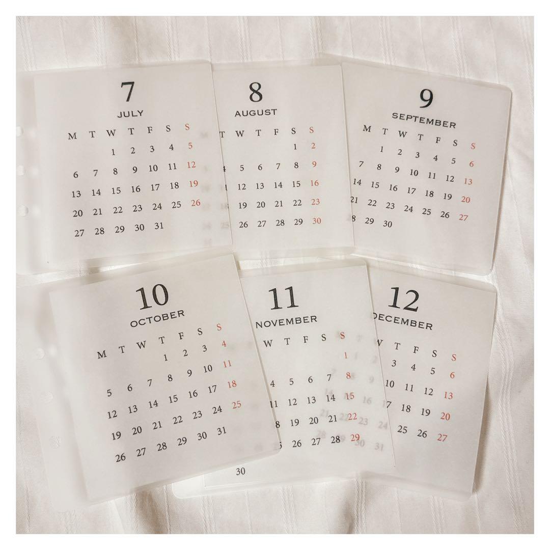 2026年 カレンダーリフィル 韓国 貯金 saving challenge - メルカリ