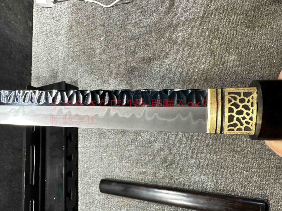 12寸素装石紋居合唐刀 古兵器 武具 刀装具 日本刀 模造刀 居合刀