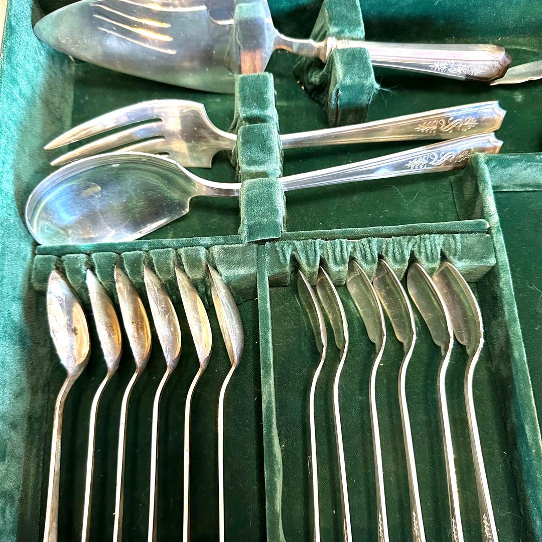 銀製SILVER950 3355gWAKOカトラリー83点セット