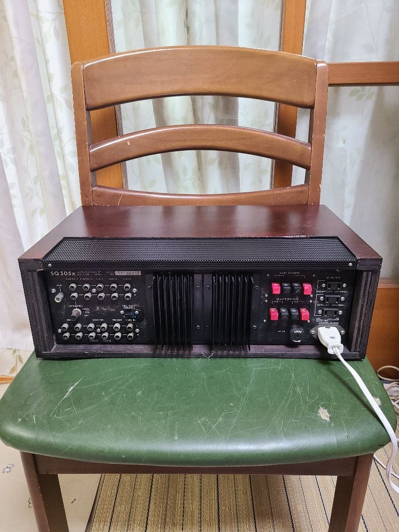 レア！フルレストア！極上完動超美品！LUXMANプリメインアンプSQ-505X