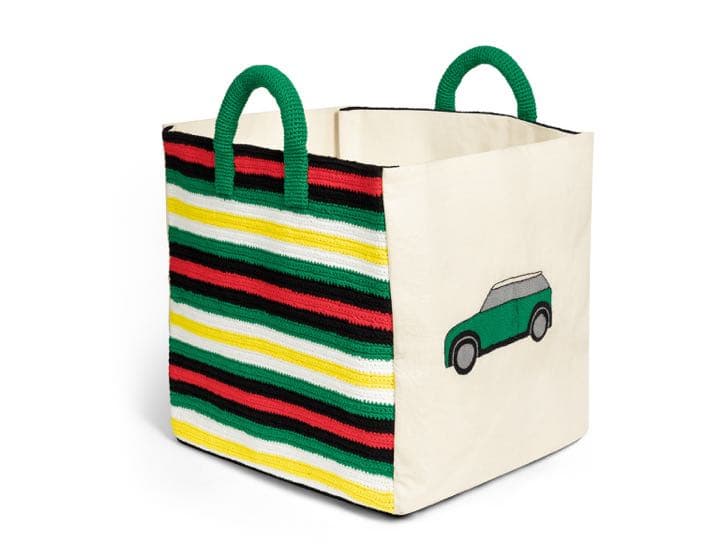 MINI バランス・バイク&ストライプ・トイ・バッグ&アイス・キューブ