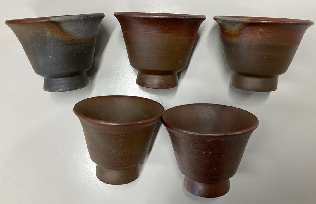 備前焼 宝瓶・湯冷し・煎茶器五客セット(安東利喜) 名品 - メルカリ