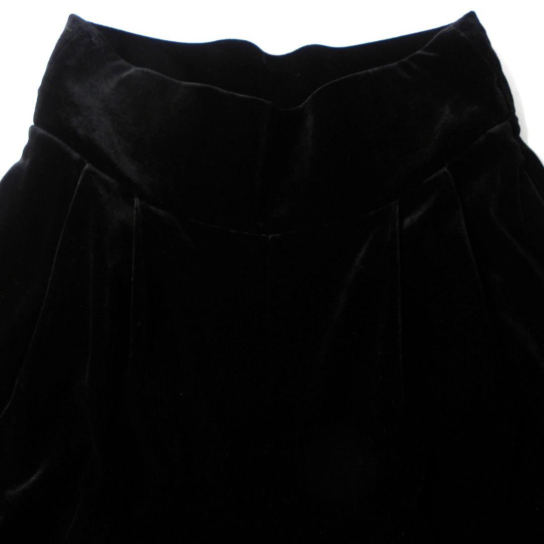 ベロアガウチョパンツDAISY LINフォクシーハイウエストストレッチ高級