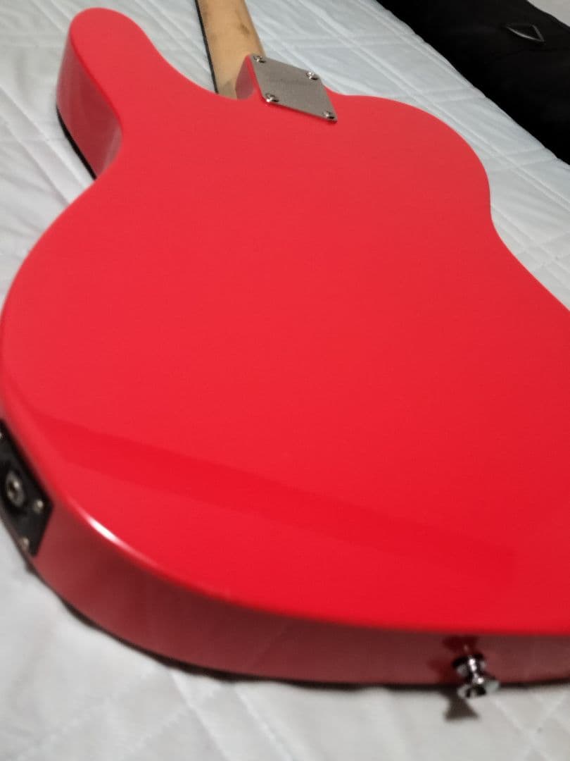 Squier スクワイア テレキャスター 赤 fenderケース付 初心者最適