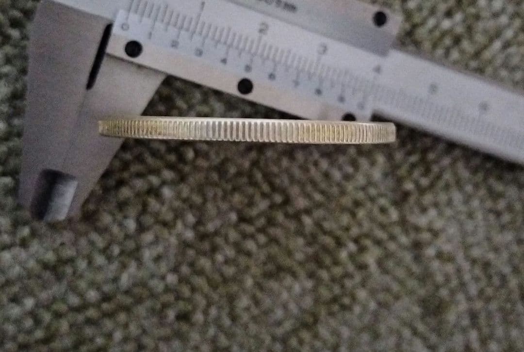 明治7年 銀製 一圓硬貨 27.1g