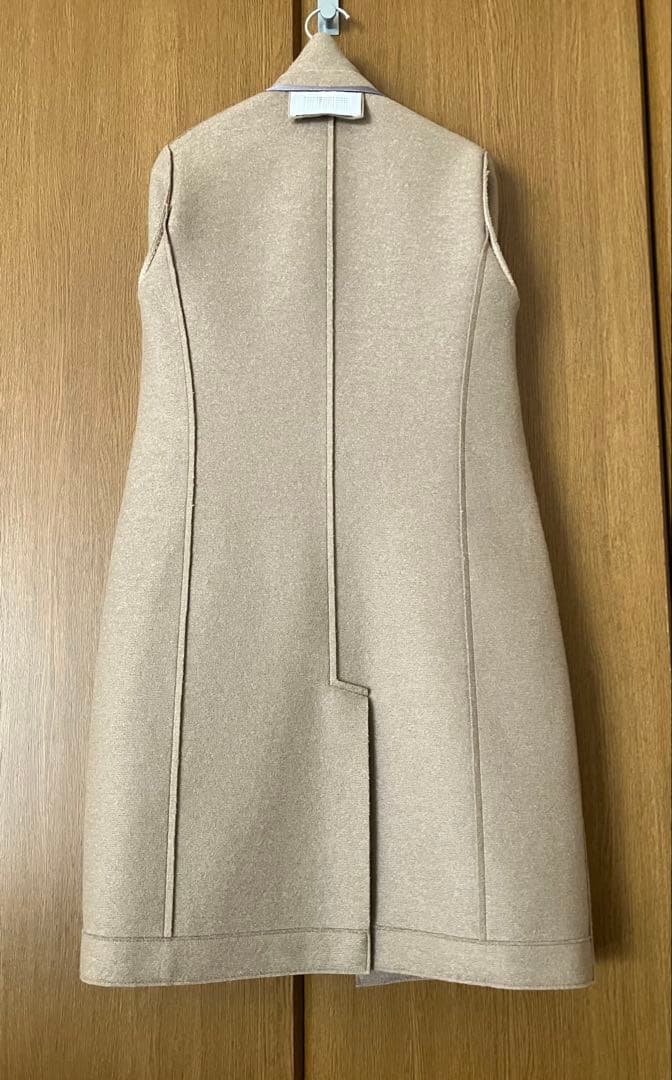 Harris Wharf London プレスドウールコート キャメル 38