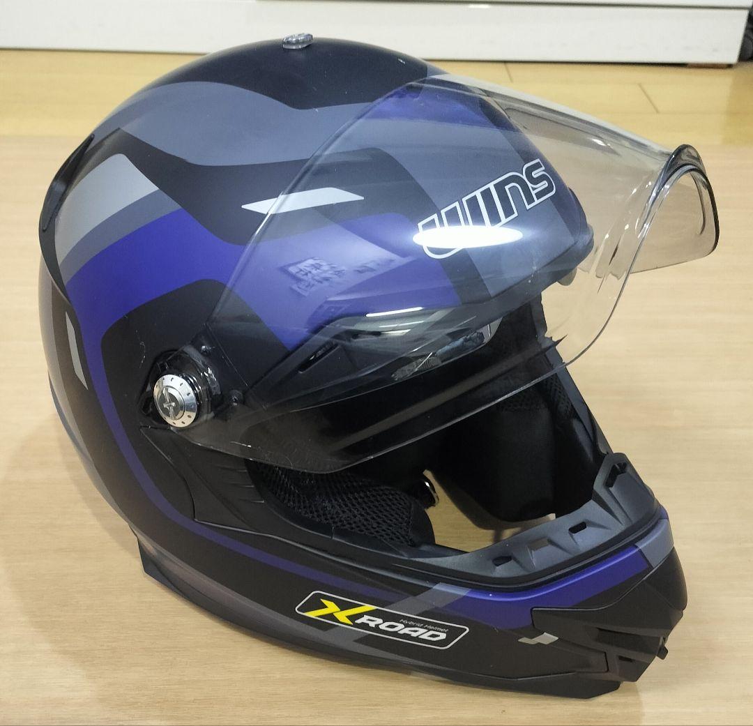 WINS X-ROAD FREE RIDE マットブラック × ブルー Mサイズ