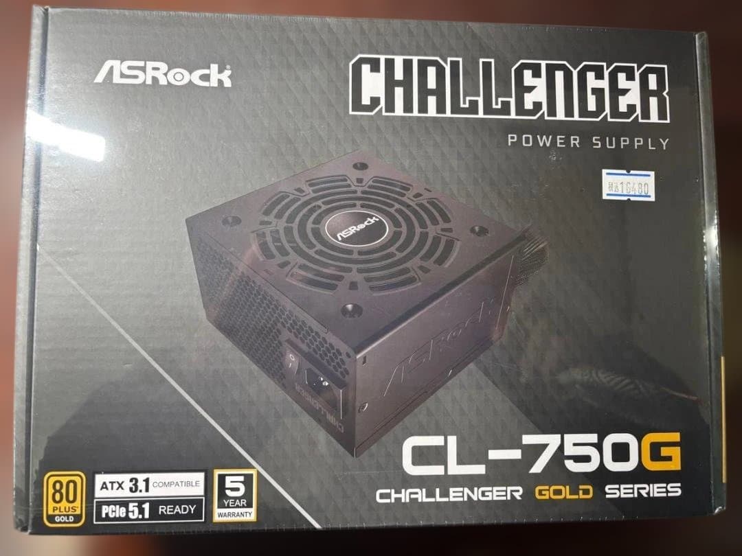 ASRock CL-750G Challenger Gold 電源（新品未使用） - メルカリ