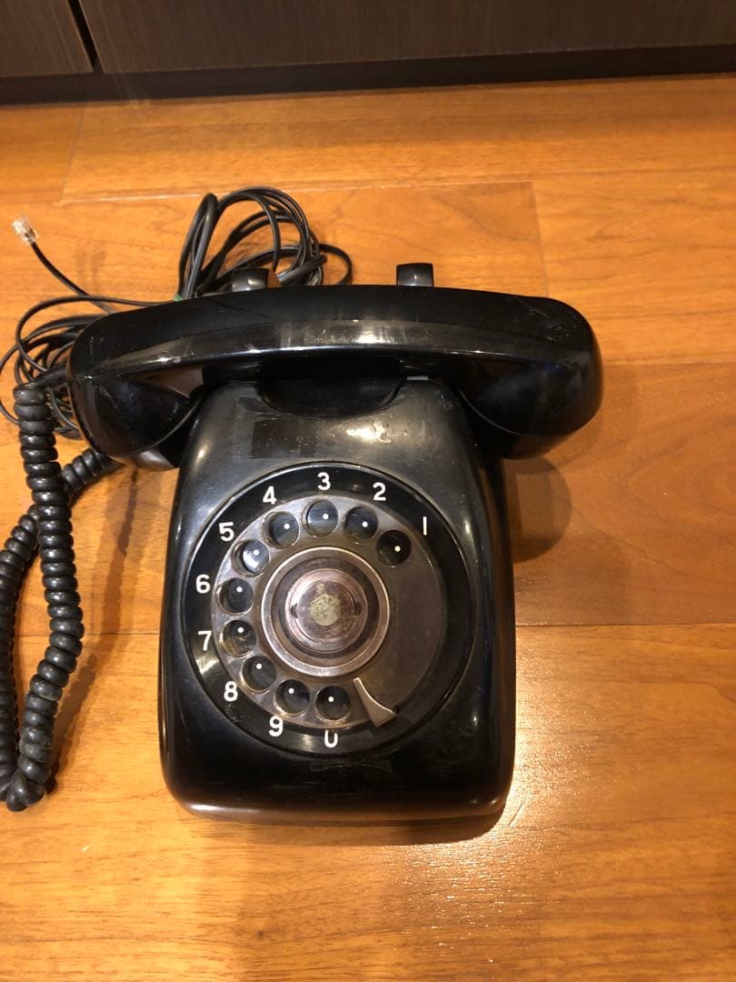 お値下げ】昭和レトロ 黒電話 ダイヤル式固定電話・600-A1 Amazon