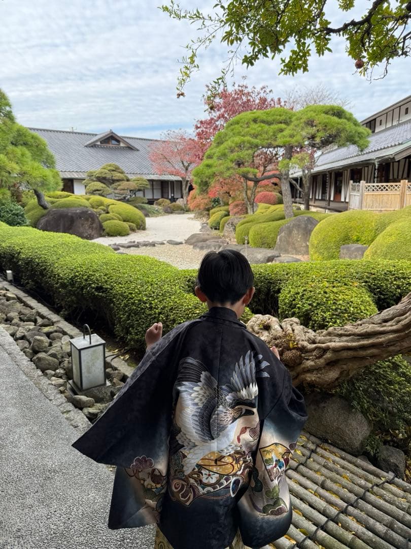 KYOETSU 七五三 5歳用 羽織・着物・帯 12点セット