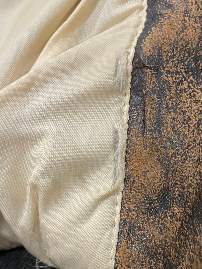 d*3様 希少 アヴィレックス レザージャケット ピンナップガール 90s ビン