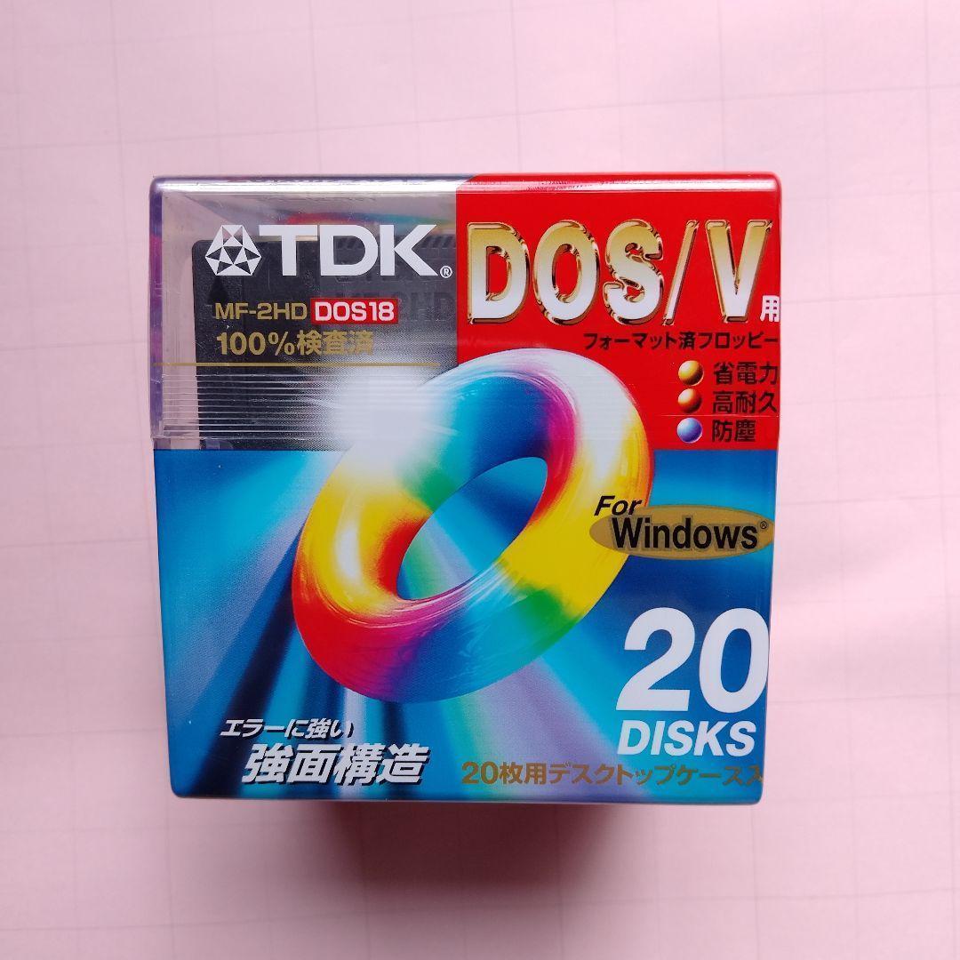TDK MF-2HD DOS18 フロッピーディスク 40枚 20枚 DOS/V - メルカリ